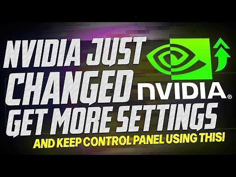 NVIDIA Control Panel is OVER! Use this instead for BEST PERFORMANCE and *MORE SETTINGS* ✅