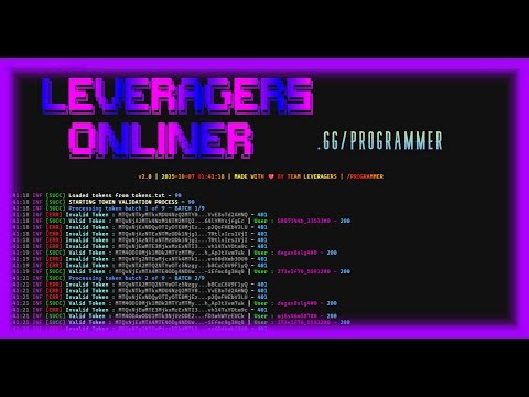 DISCORD TOKEN ONLINER [2025] || #discord #tools #python