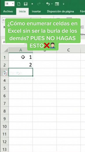 Cómo enumerar celdas en Excel en menos de 30 segundos