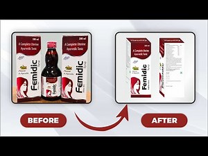 Complete Box Packaging Design from Scratch!