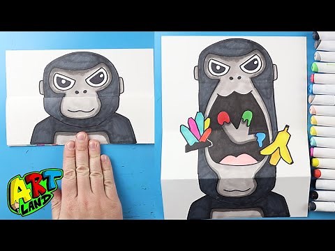 How to Draw a Gorilla Tag Surprise Fold