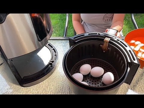 Air Fryer Hard Boiled Eggs Recipe | How To Cook Eggs In The Air Fryer