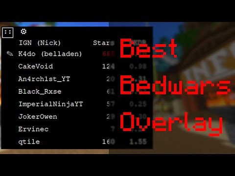 The best Hypixel bedwars overlay [Windows, MacOS, Linux]