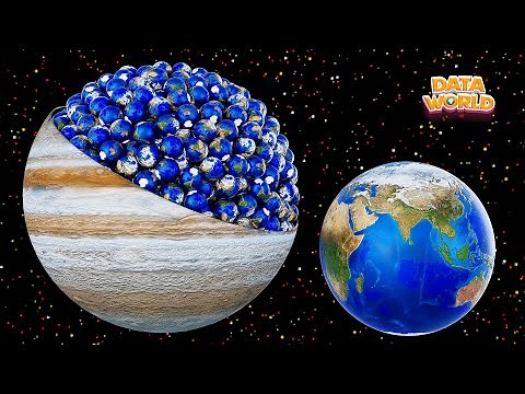 Planet Size Comparison | How many Earths Fit in Jupiter ?