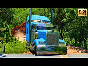 Kenworth W900 - [ATS MOD] - American Truck Simulator - ** EXTREME ENGINE SOUND** - FULL 4K