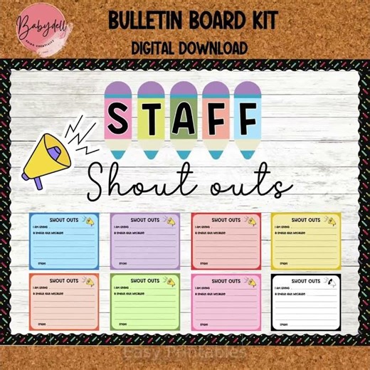 Staff Shout Out Bulletin Board Kit!