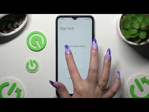 How do I lock apps with App Lock on the XIAOMI REDMI 9A?