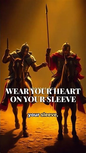 What Does "Wear Your Heart On Your Sleeve" Mean? Origin & Meaning #shorts