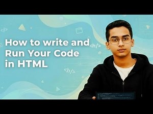 How to Write and Run Your First HTML Code (Beginner Tutorial)