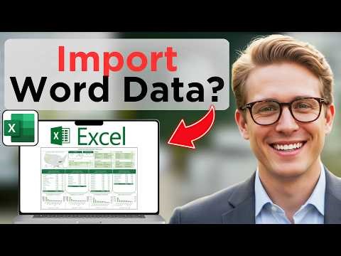 How to Import or Convert Data from Word Document into Excel Worksheet (Tested)
