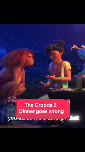 The Croods 2 - Eep confronts Guy at dinner #filmmarvels #thecroods2 #movieclips #movierecommendation #foryou