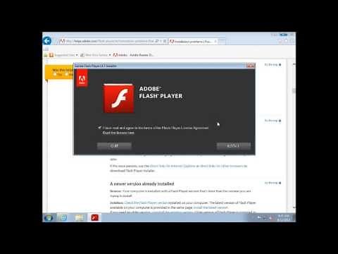 How to update your flash player