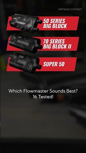 Flowmaster Muffler Sound Comparison – 16 Models! Which Sounds Best?