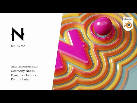 Blender Geometry Nodes: Dynamic Outlines Part1 - Basics