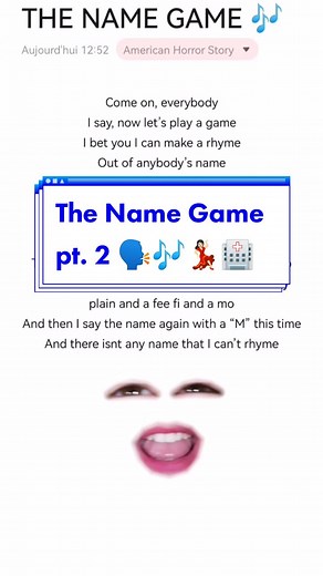 The Name Game from AHS Asylum (Season 2)