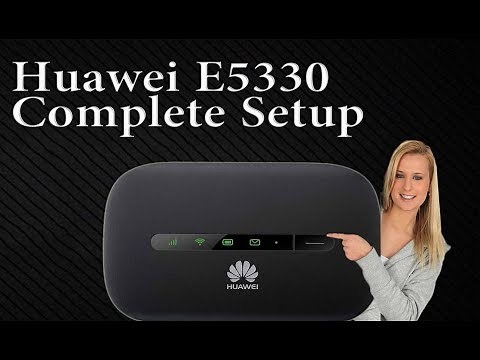 Huawei E5330 Mobile WiFi Hotspot device Complete Setup Guide