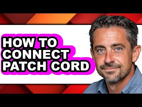 How to Connect Patch Cord - Step by Step