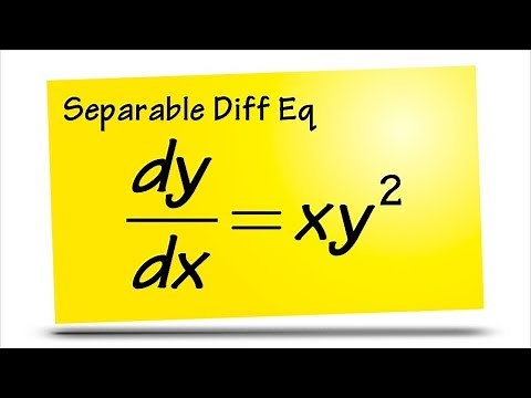 Separable differential equation