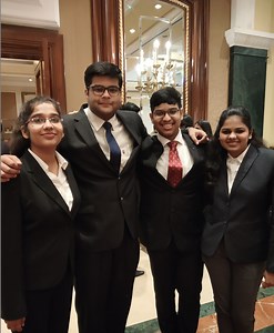 WBNUJS students on winning the Aditya Birla Scholarship