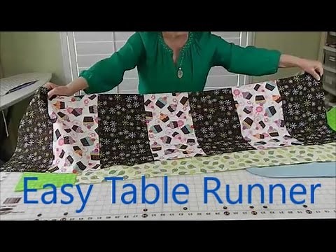 Beginners Table Runner - very detailed instructions