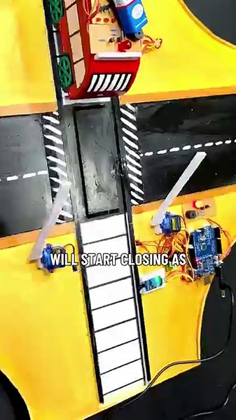 Automatic Railway Crossing Using Sensors 🚦 | Smart Engineering Project Idea