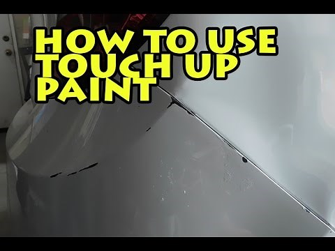How to use paint touch up on car