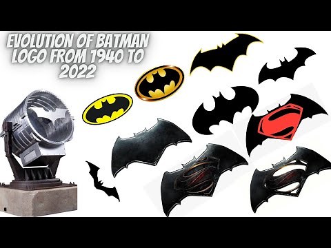Evolution of batman symbol | Evolution of batman logo | Batman logos through the years | Batman