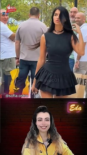 🔥 Woman Turns Heads with Minimalist & Black Mini Dress Style! #streetstyle #minimalist