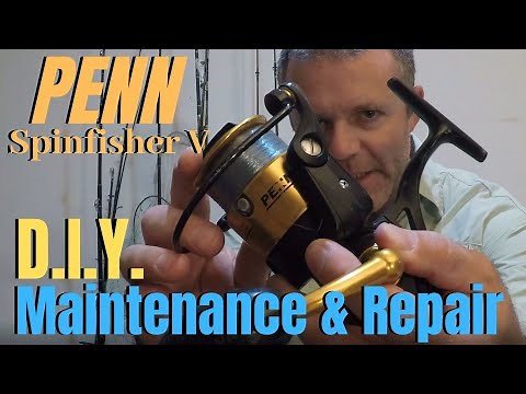 Fishing Reel Maintenance | Penn Spinfisher V