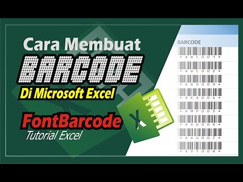 Cara Membuat Barcode di Excel dengan Font Barcode