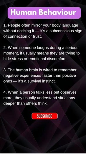 4 Human Behaviour Facts That Will Surprise You