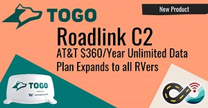 AT&T $360/yr RV Unlimited Data Plan Now Available with Togo Roadlink C2