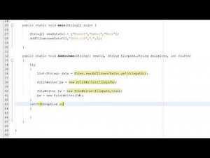 How to Add a Column to a CSV/TXT File Using Java
