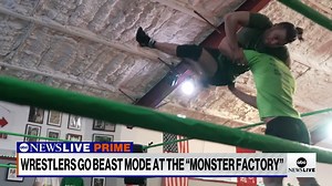 15K views · 111 reactions | ABC News' Linsey Davis takes a look inside the “Monster Factory,” a professional wrestling school featured in the new Apple TV+ docuseries premiering today. #MonsterFactory | ABC News Live | Facebook