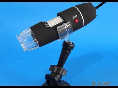 USB Microscope 1000X in Win 10 - Setup: