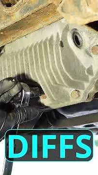 Differential Fluid Change #4x4 #automobile #auto #differential #diffs #fluid #oil