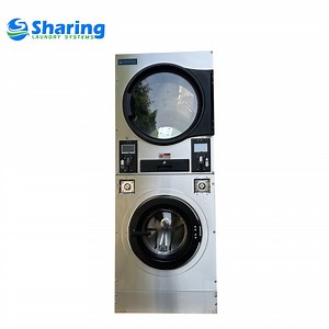 [Hot Item] Coin Operated Washer Extractor Coin-Operated Commercial Washer Dryer