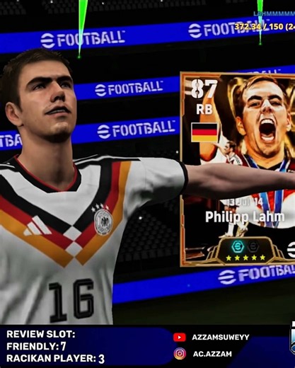 New philip lahm world cup 2014 ⚡️🔥 #efootball #lahm #bigtime #worldcup