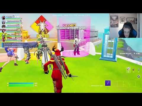 Fortnite 3v3v3v3 Go Goated Gameplay & Map Code 3305-1551-7747
