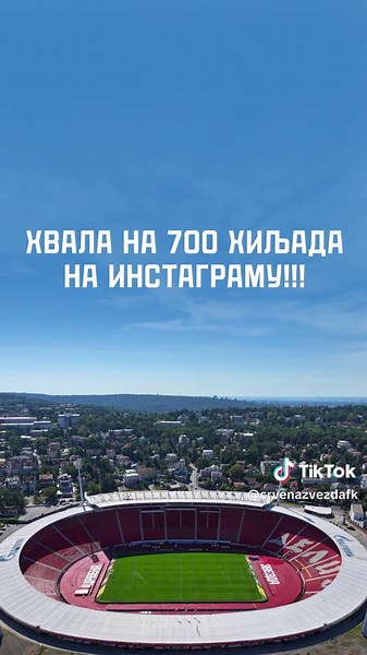 Hvala za 700.000 pratilaca na Red Star Instagramu!
