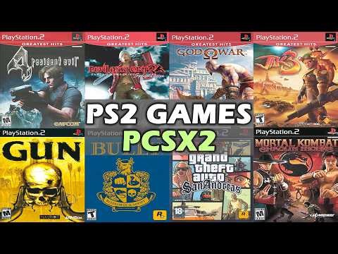 THE 40 BEST PS2 GAMES ON PCSX2 || PS2 GAMES