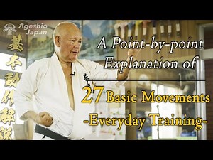 Karate 27 Basic Movements Explained | Okinawan Karate | Everyday Karate at Home | Ageshio Japan