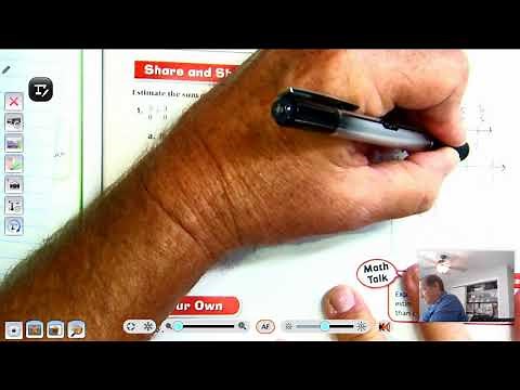 5th Grade GO Math: Lesson 6.3 Estimate Fraction Sums and Differences pages 261-264