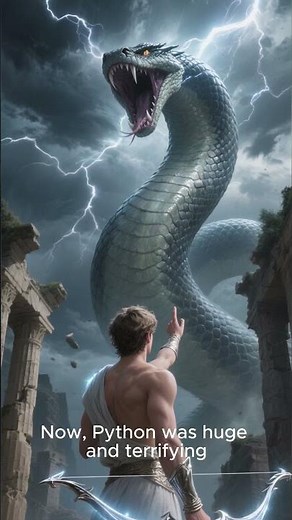 How Apollo Defeated a Giant Snake at Delphi!