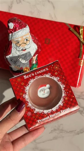 Take a peek inside our candy kitchen and discover our Peanut Butter Treat stamped with Santa’s seal of approval😉 Leave a 🎅 if you’re ready to try this holiday favorite! | See's Candies