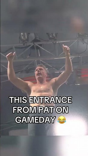 McAfee arriving to set is something else 🤣