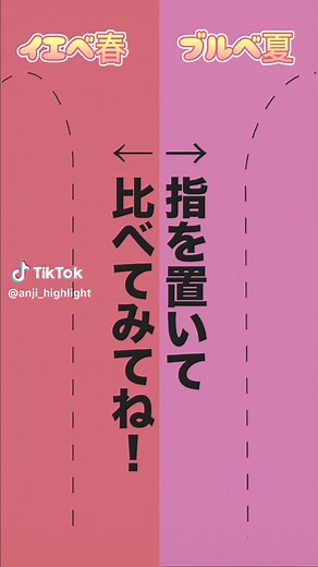 超簡単！15秒でわかるパーソナルカラー診断
