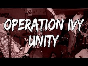 Operation Ivy - Unity (Lyrics)