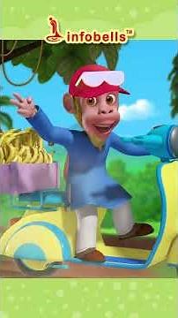 Ek Bandar Ne Kholi Dukaan | एक बन्दर ने खोली दुकान | Hindi Rhymes & Kavita | Infobells #hindirhymes