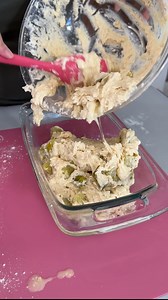 I make dill pickle bread (so good) Olivia uses dill pickles, eggs, melted butter, milk, pickle juice, flour, white sugar, baking powder, and salt to make an easy pickle bread. This original video was produced by Network Media LLC and Olivia | Olivia